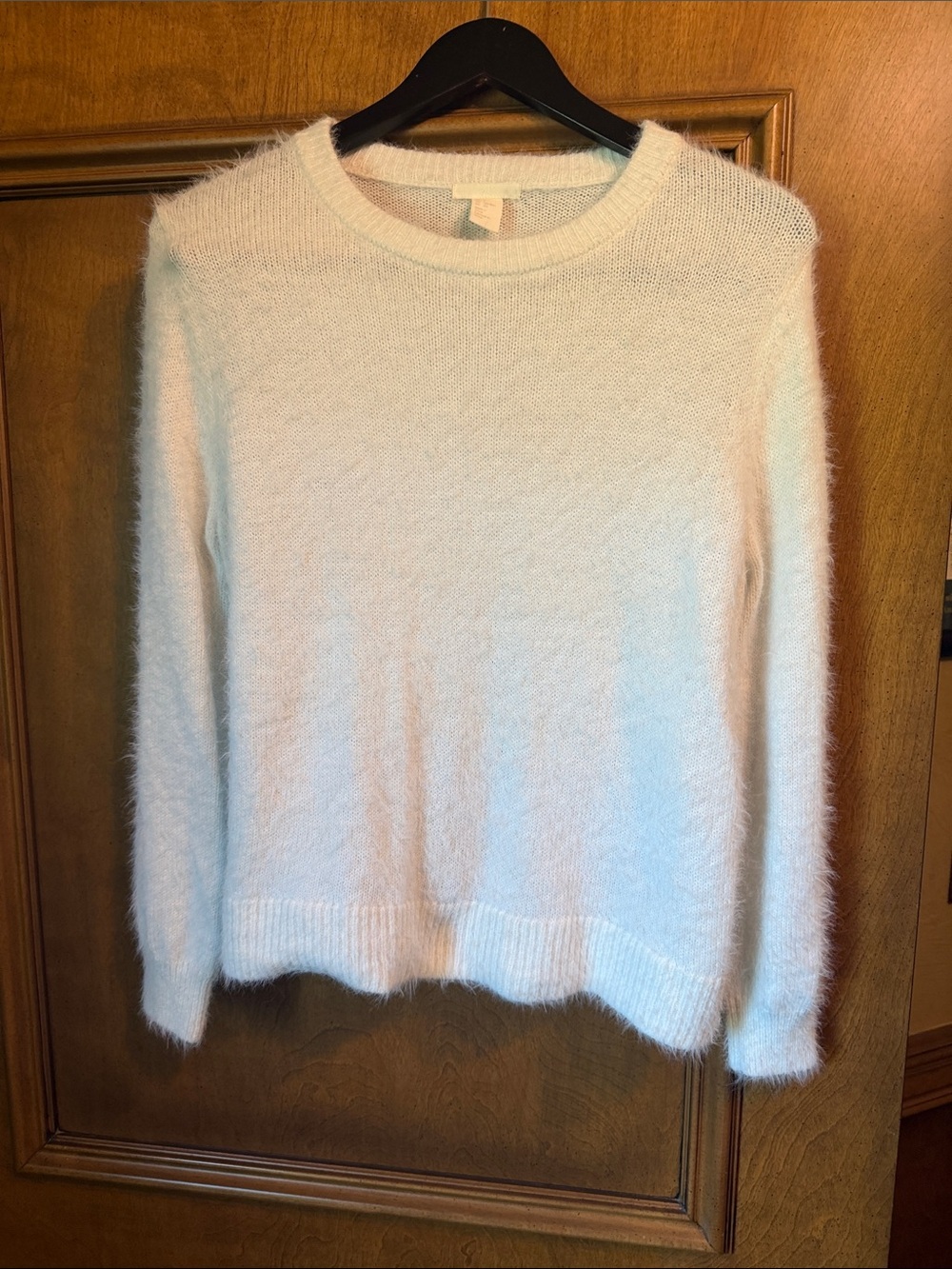 H&M Soft Cream Crewneck Sweater